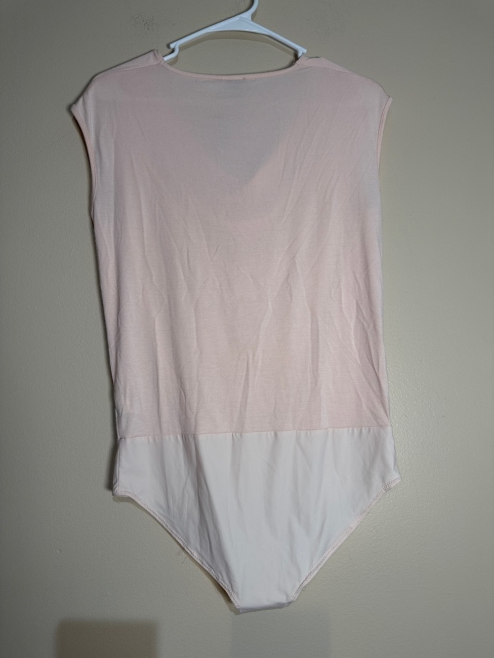 J. Crew Sleeveless Draped-Neck Bodysuit in Light Peach - Picture 5 of 6